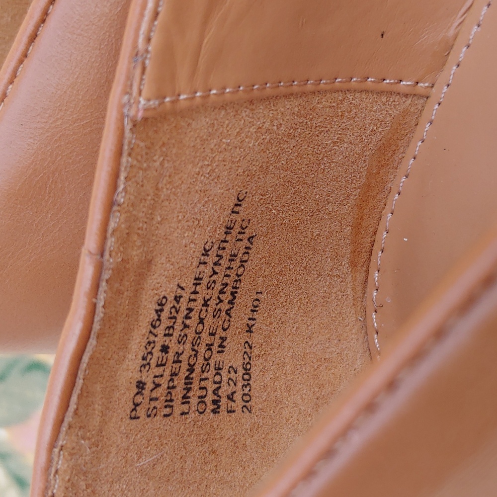 J. Crew Factory Women's Tan Loafers With Bow Detail Size 8.5 - Picture 11 of 16